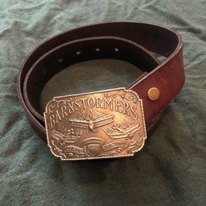 Belt with buckle
